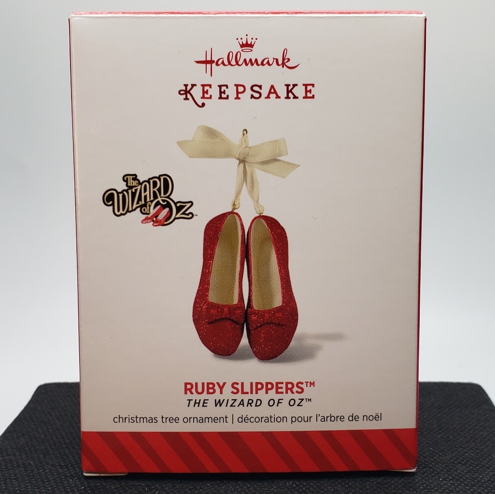 NIB Hallmark Keepsake Ornament: Ruby Slippers, The Wizard of Oz 2014
